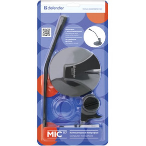 Микрофон Defender MIC-117 1,8m